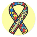 AUTISM_AWARENESS ROUND STICKERS