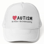 Autism Be Aware Be Understanding Trucker Hats