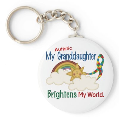 Autism BRIGHTENS MY WORLD 1 Granddaughter by awarenessgifts