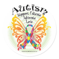 Autism Butterfly 3 Sticker