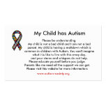 Autism cards business card templates
