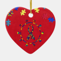Autism Christmas Tree Ornament