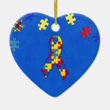 Autism Christmas Tree Ornaments
