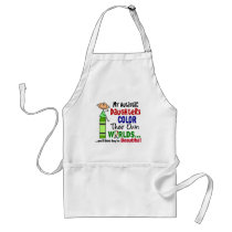 Autism COLOR THEIR OWN WORLDS Daughters Apron
