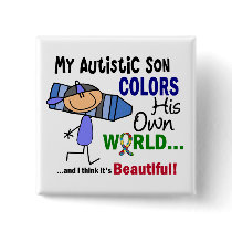 Autism COLORS HIS OWN WORLD Son
