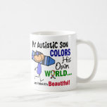 Autism COLORS HIS OWN WORLD Son Mugs