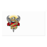 Autism Dagger business cards