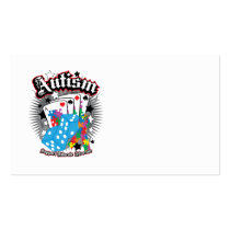 Autism Dice and Cards Business Card Templates