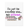 Autism Different Postcards