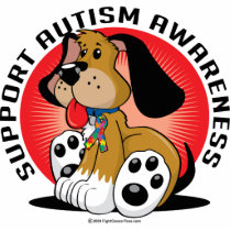Autism Dog Photo Cut Outs
