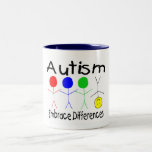 Autism Embrace Differences (People) Coffee Mug