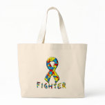Autism Fighter Tote Bags