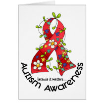 AUTISM Flower Ribbon 1