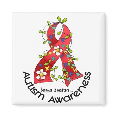 AUTISM Flower Ribbon 1 by awarenessgifts