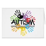 Autism Handprint Cards