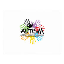 Autism Handprint Post Cards