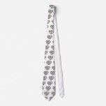 Autism Heart Ribbon Collage ties