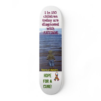 Autism- Hope for recovery Skateboard by jleeth