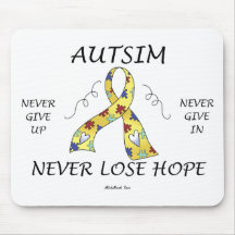 Autism Hope Mouse Mats