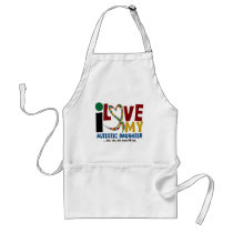 AUTISM I Love My Autistic Daughter 2 Aprons
