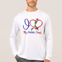 Autism I Love My Autistic Friend Tshirts