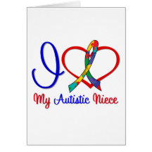 Autism I Love My Autistic Niece Cards