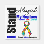 Autism I Stand Alongside My Nephew Fridge Magnets