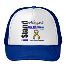 Autism I Stand Alongside My Nephew Mesh Hat