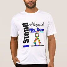Autism I Stand Alongside My Son Tees