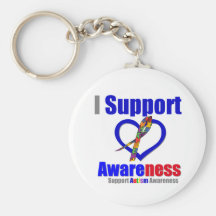 Autism I Support Awareness Key Chain