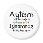Autism Ignorance Fridge Magnet