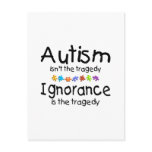 Autism Ignorance Post Card