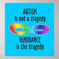 Autism is Not a Tragedy Poster