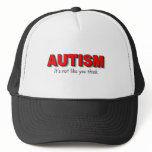 Autism Its Not Like You Think (Red) Hats