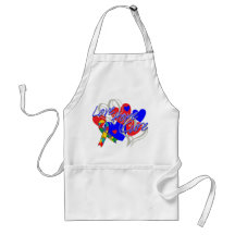 Autism Love Hope Cure Apron