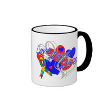 Autism Love Hope Cure Mugs