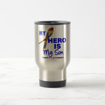 Autism My Hero is My Son Mugs