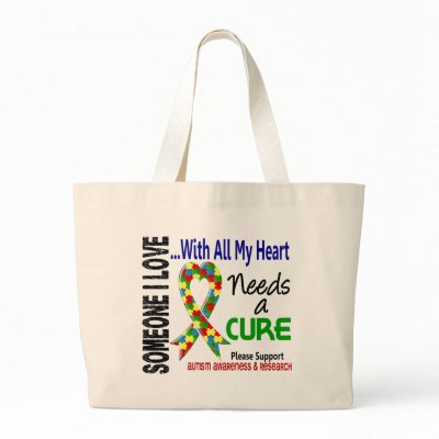 Autism Needs A Cure 3 Tote Bag by awarenessgifts