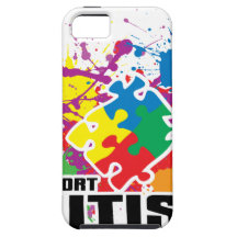 Autism Paint Splatter iPhone 5 Cases