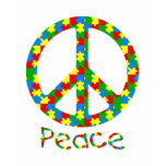 Autism Peace Symbol t-shirts