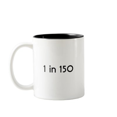 Autism Penguin 1 in 150 Mugs by MishMoshTees