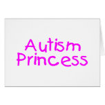 Autism Princess (Pink) Cards