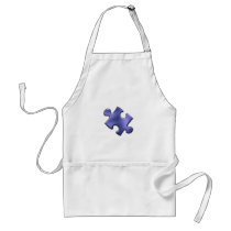 Autism Puzzle Piece Blue Apron