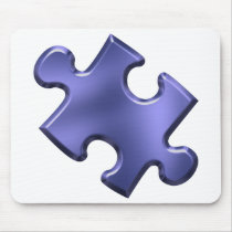 Autism Puzzle Piece Blue