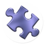 Autism Puzzle Piece Blue