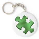 Autism Puzzle Piece Green