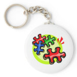 Autism puzzle Piece Key Chain keychains