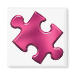 Autism Puzzle Piece Pink