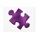 Autism Puzzle Piece Purple
