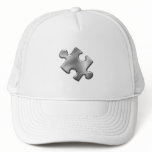 Autism Puzzle Piece Silver